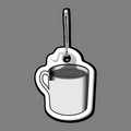 Zipper Clip & Mug Of Coffee Tag